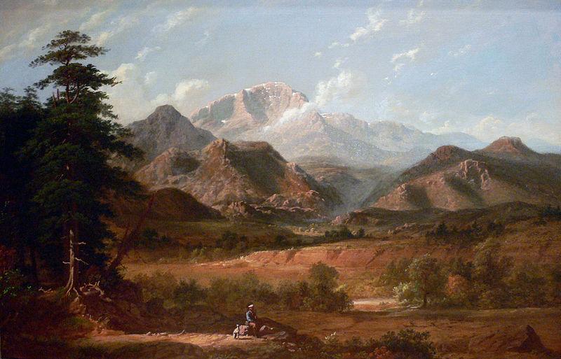 George Caleb Bingham View of Pikes Peak France oil painting art